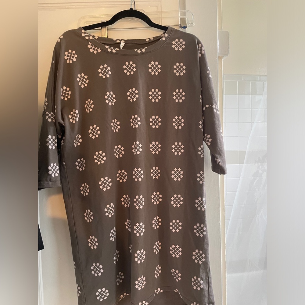 Rylee + Cru Gray Sweater Dress